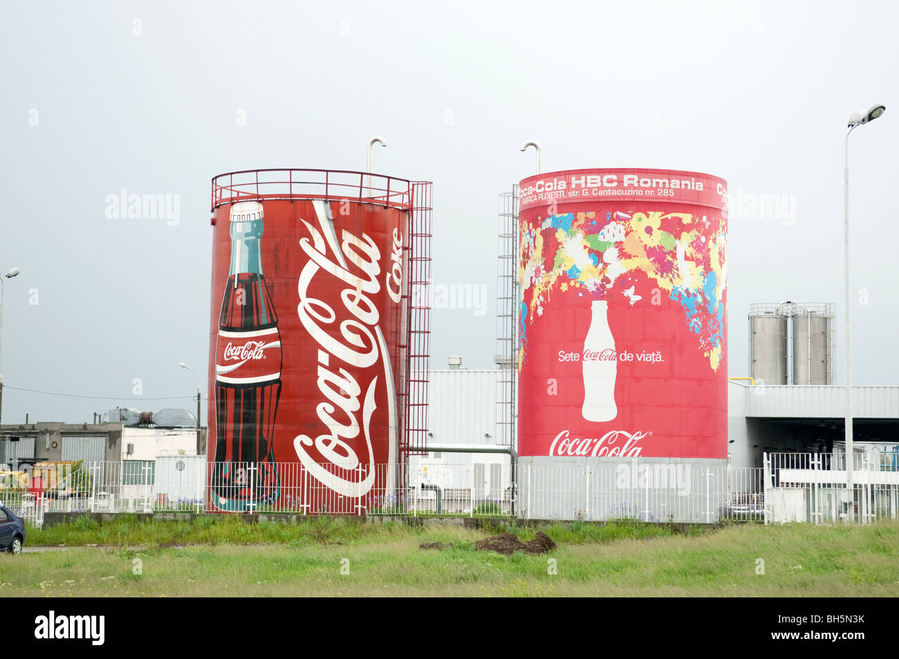HBC Coca Cola factory at Ploiesti Prahova Romania Eastern Europe Stock Photo