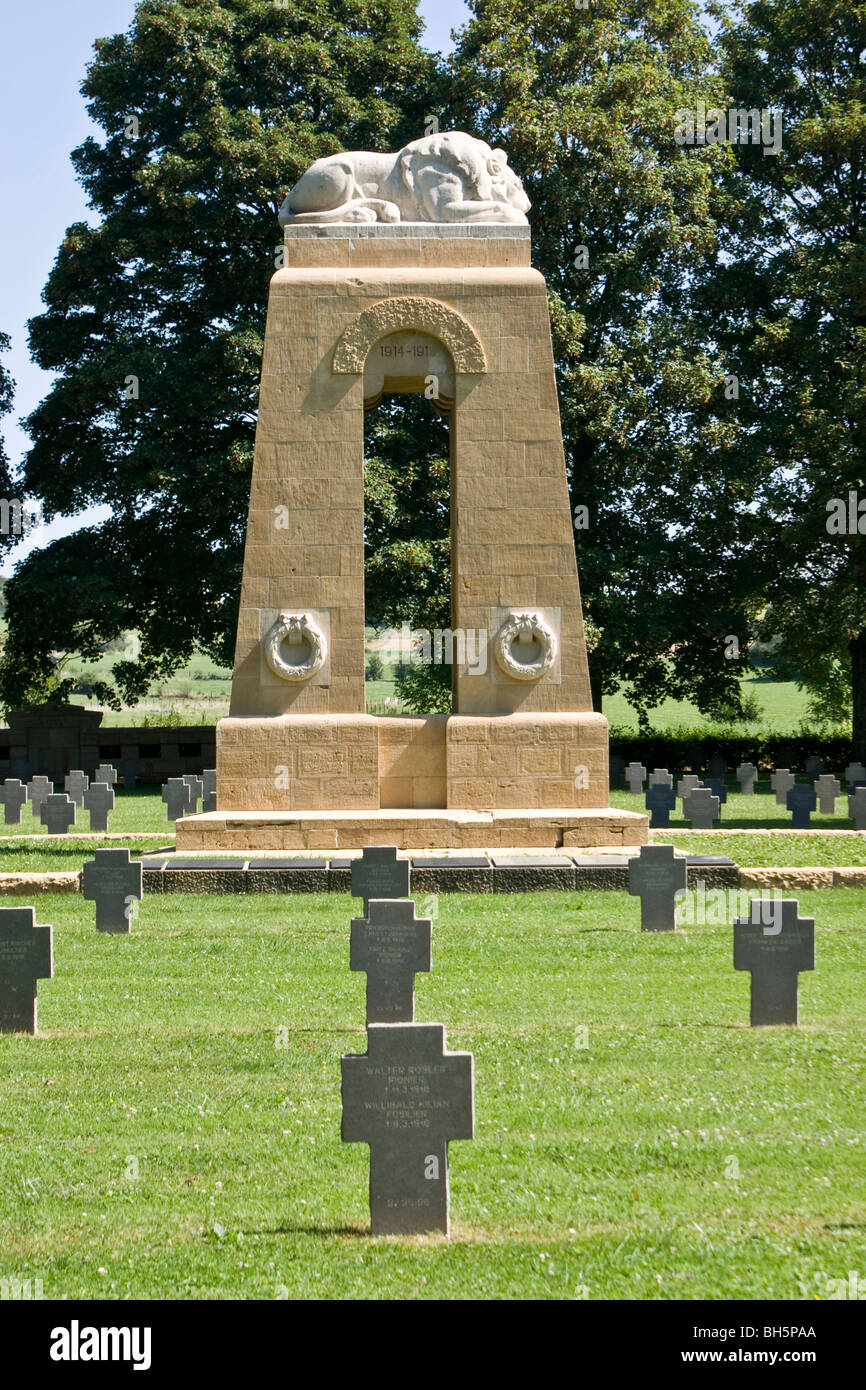 Erinnerungsstätten im Elsass und Lothringen Stock Photo