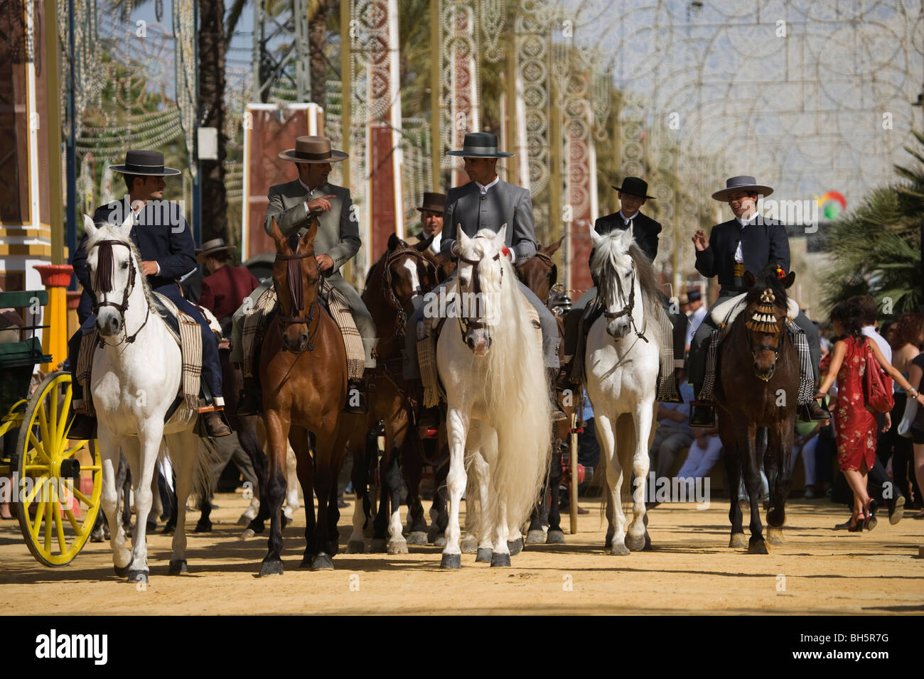 Andalusia Horse Jerez de La Frontera Spain Feria Stock Photo