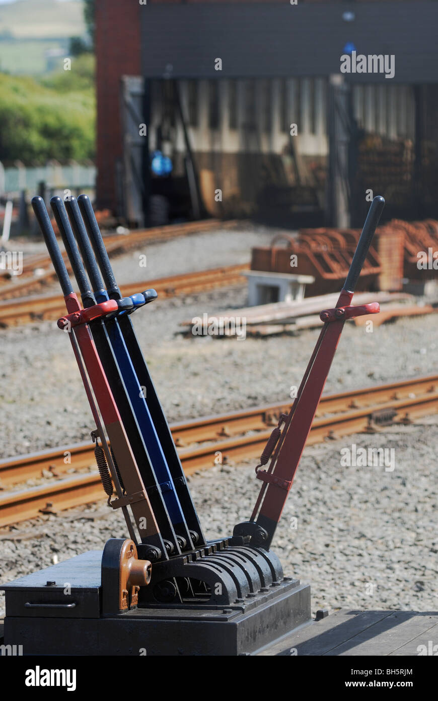Railway points lever hires stock photography and images Alamy