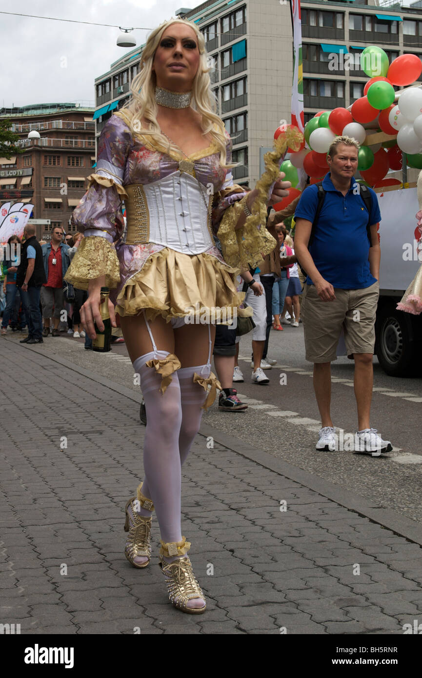 Stockholm Pride festival 2009 Stock Photo