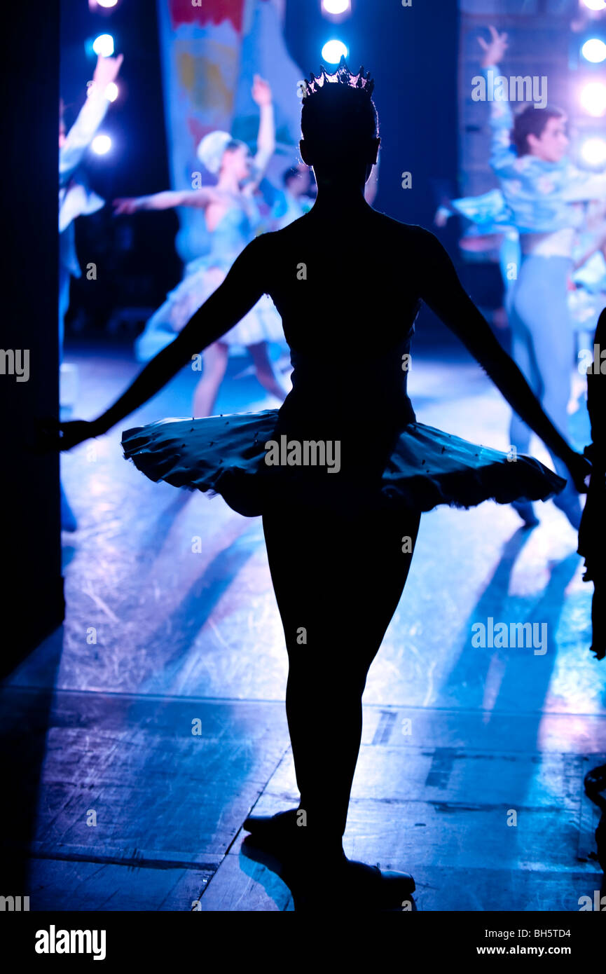 English National Ballet. "The Nutcracker". Backstage Stock Photo Alamy