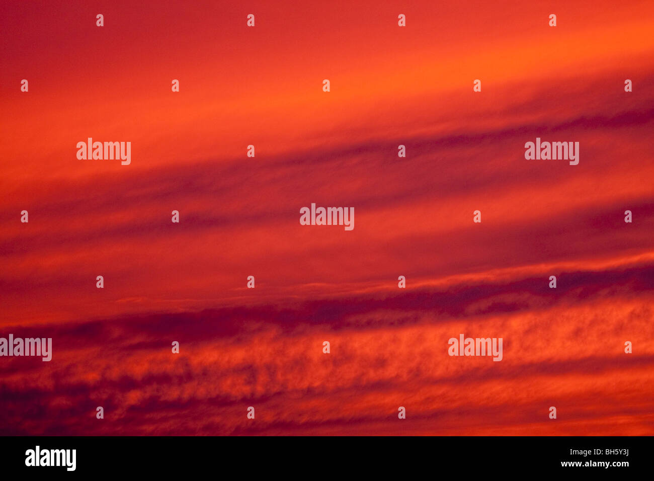 Sunrise Sky, UK Stock Photo