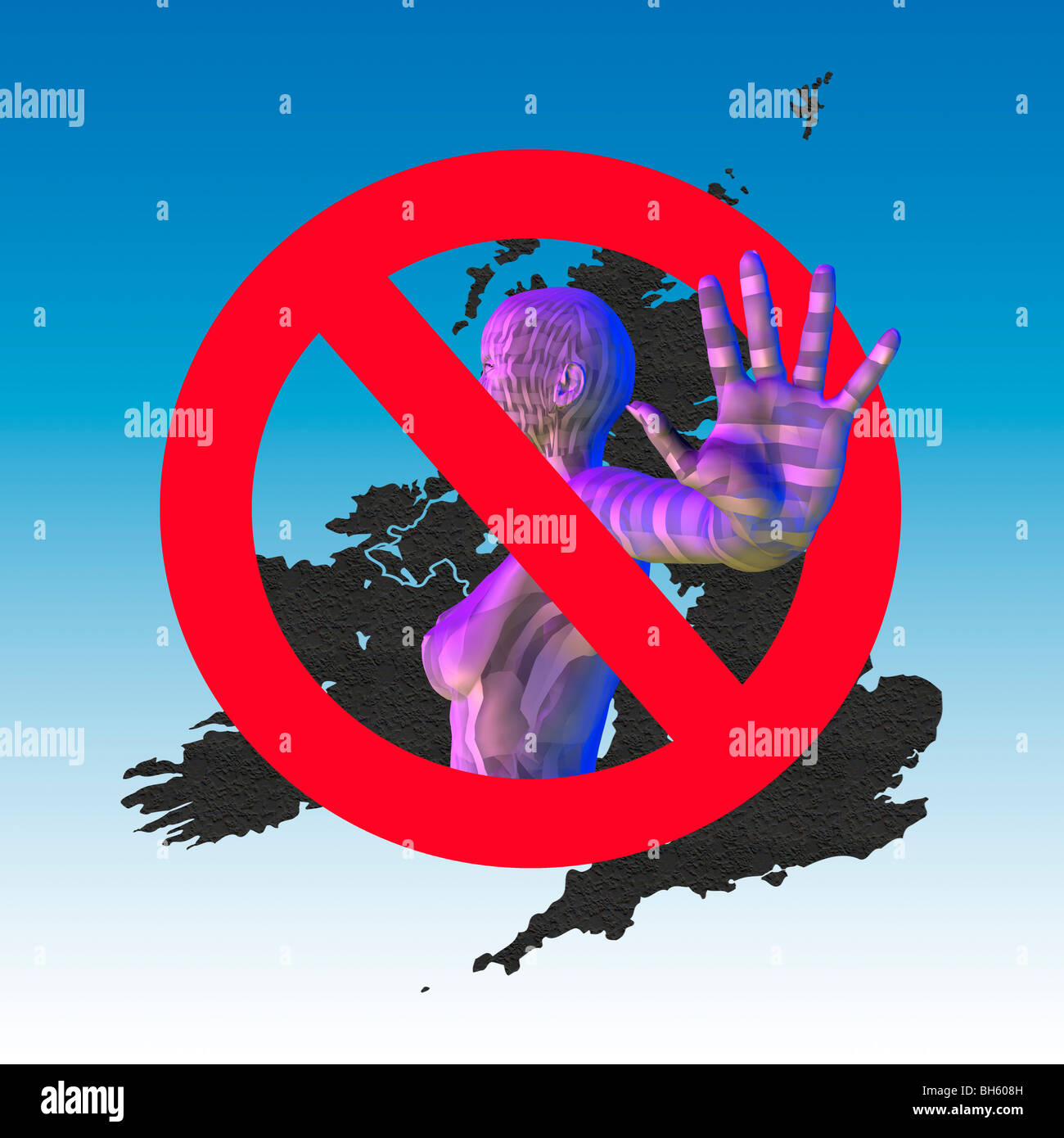 Concept no access hi-res stock photography and images - Alamy