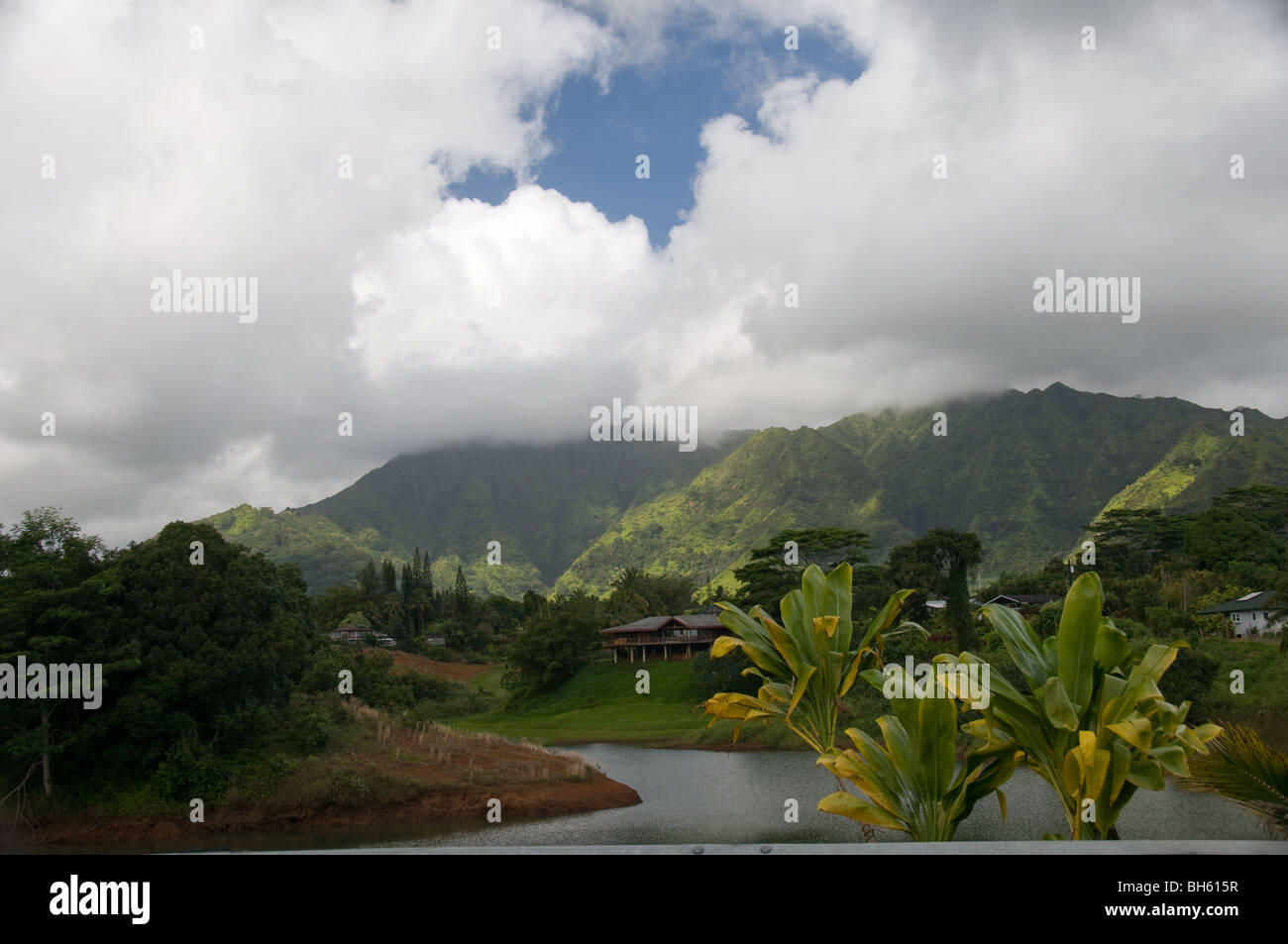 Kauai landscape Stock Photo