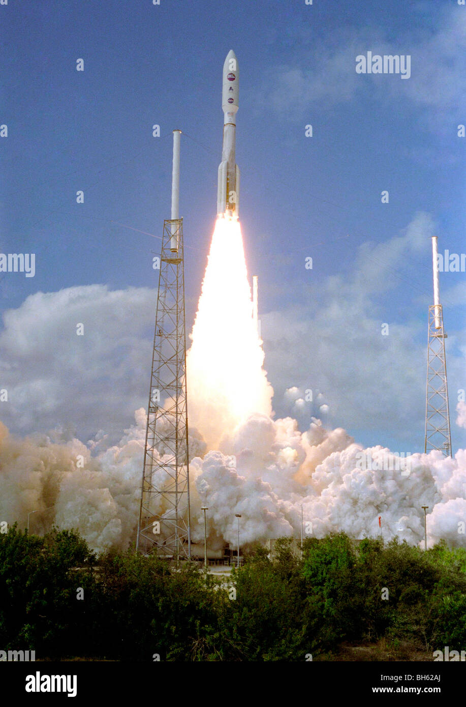 NASA New Horizons launched at Cape Canaveral Florida Stock Photo