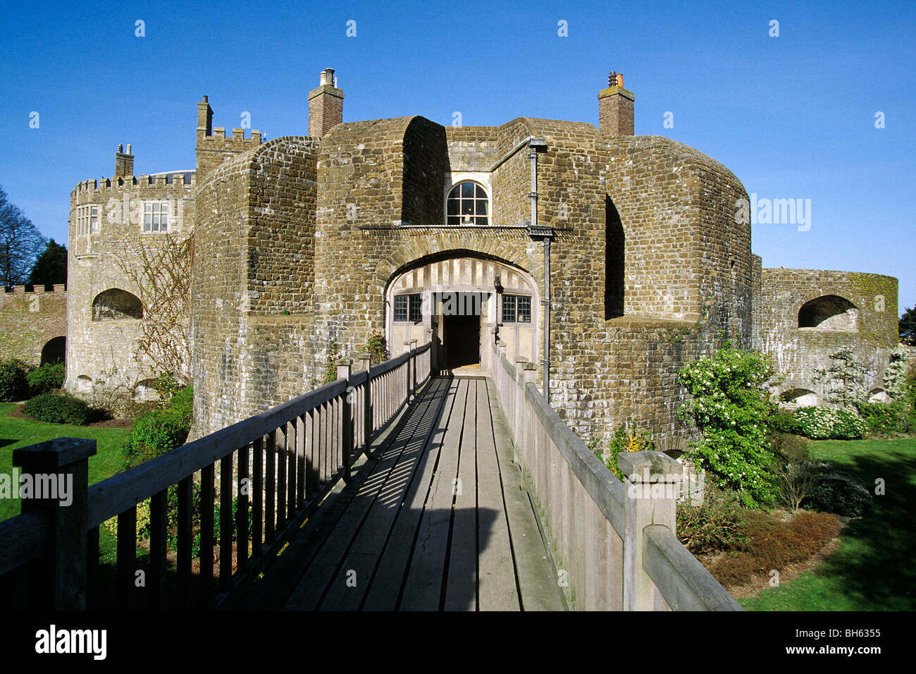 WALMER CASTLE, DEAL, KENT, ENGLAND Stock Photo