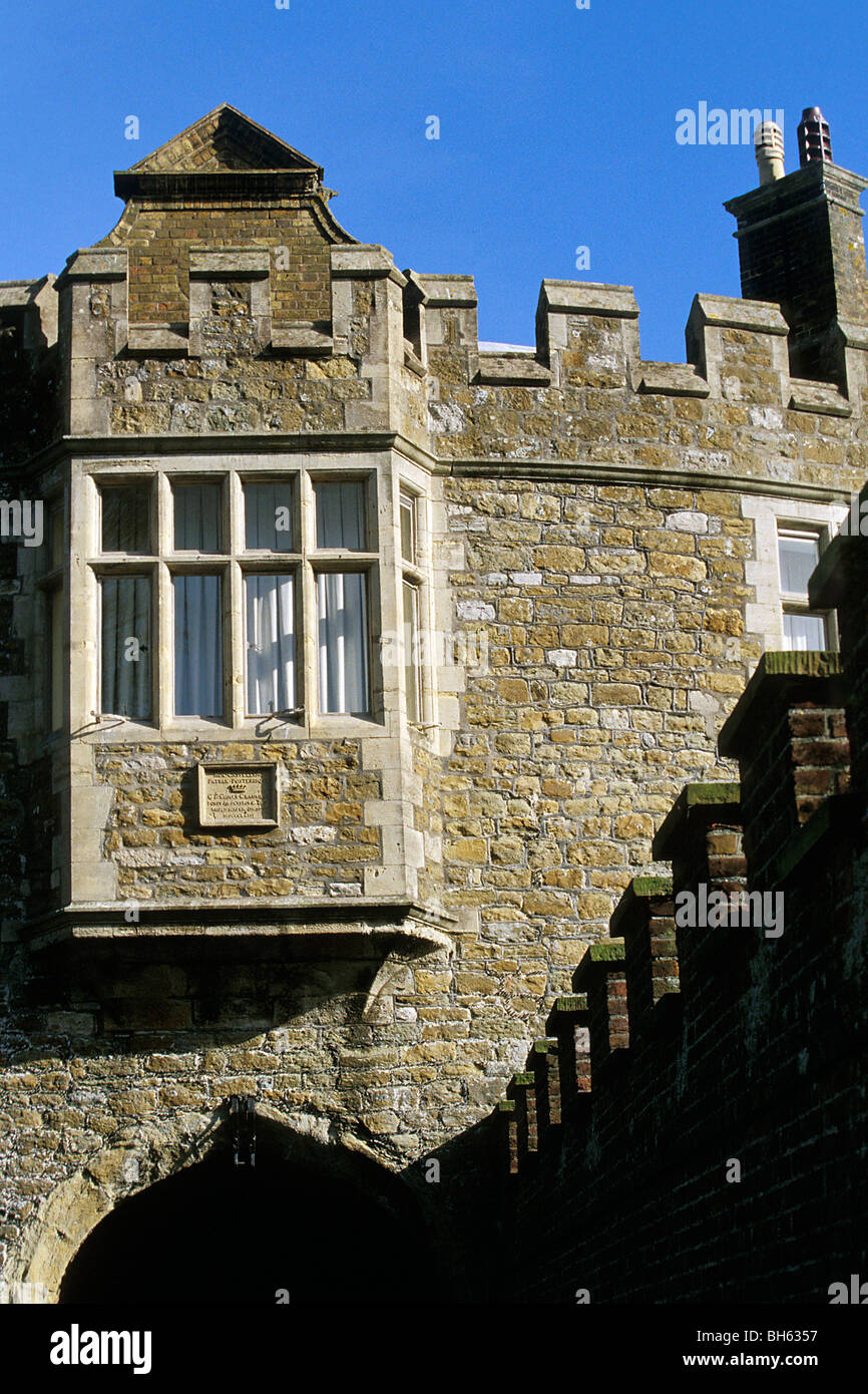 WALMER CASTLE, DEAL, KENT, ENGLAND Stock Photo