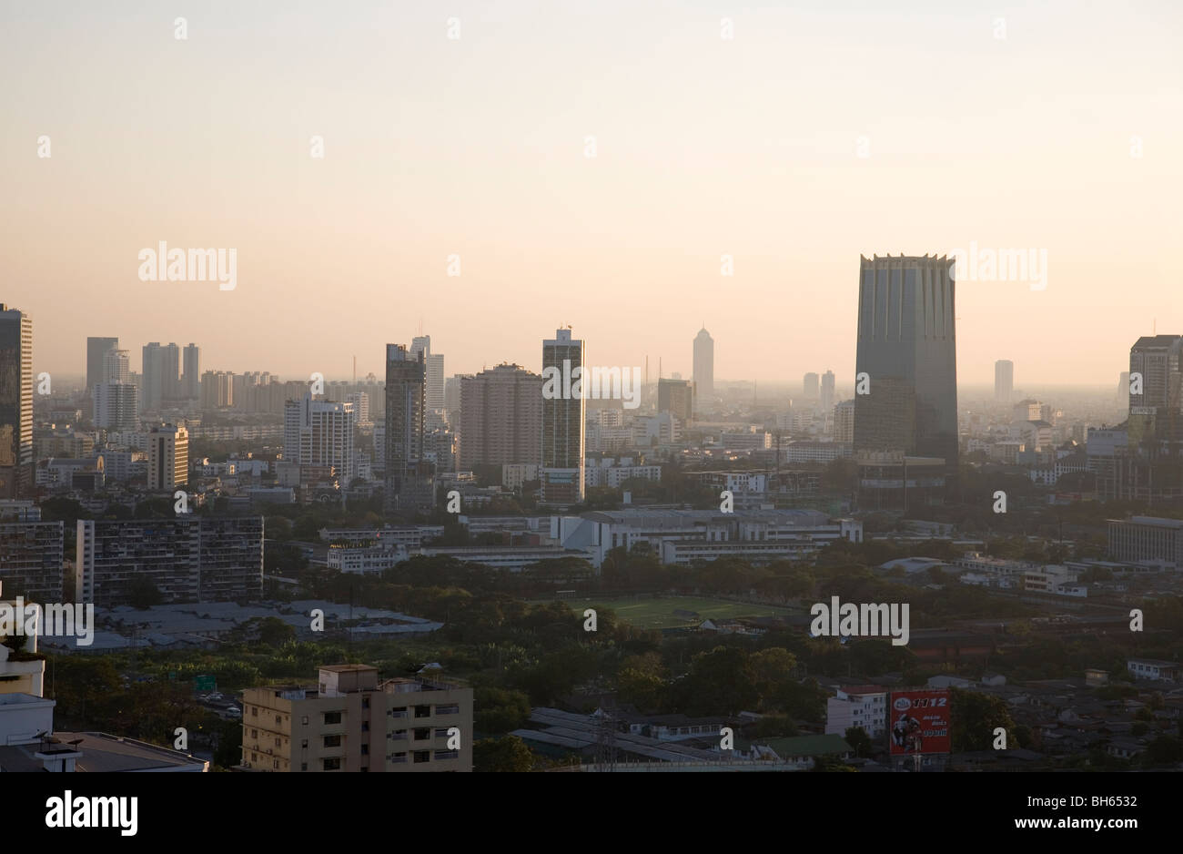 Bangkok City Haze Stock Photo - Alamy