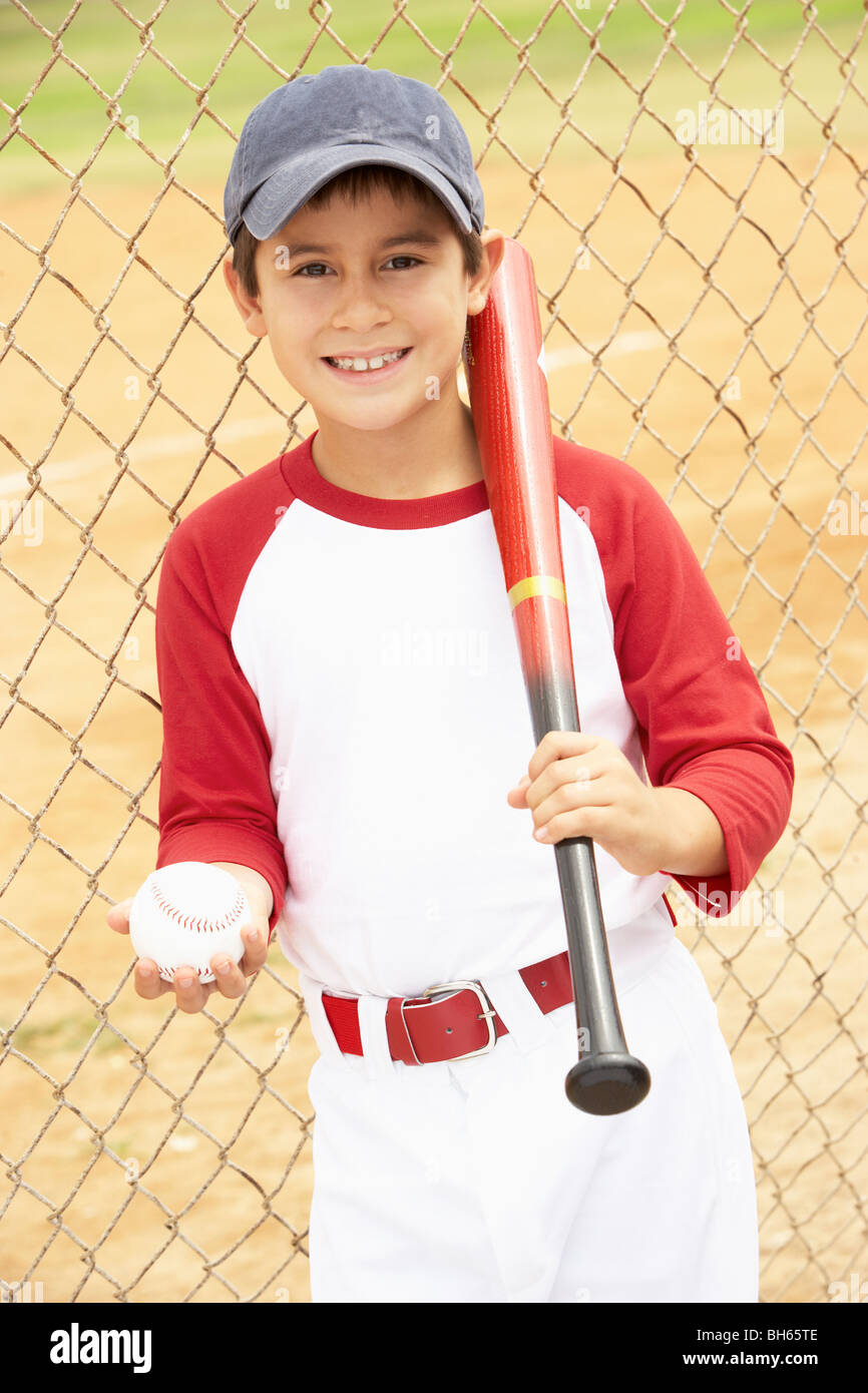 Young Boy Playing Baseball Stock Photo Alamy