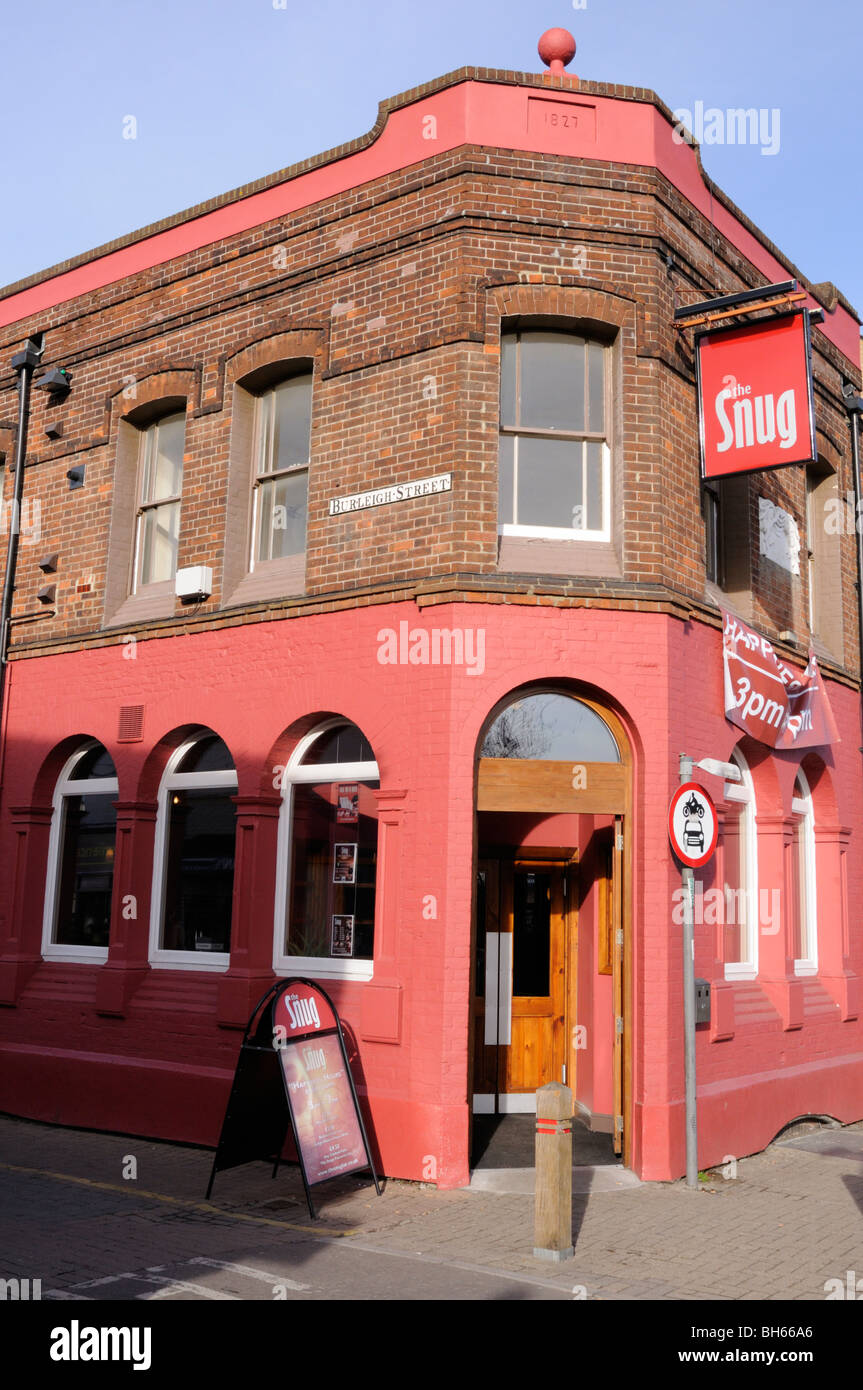 England; Cambridge; The Snug pub on the corner of East Road and