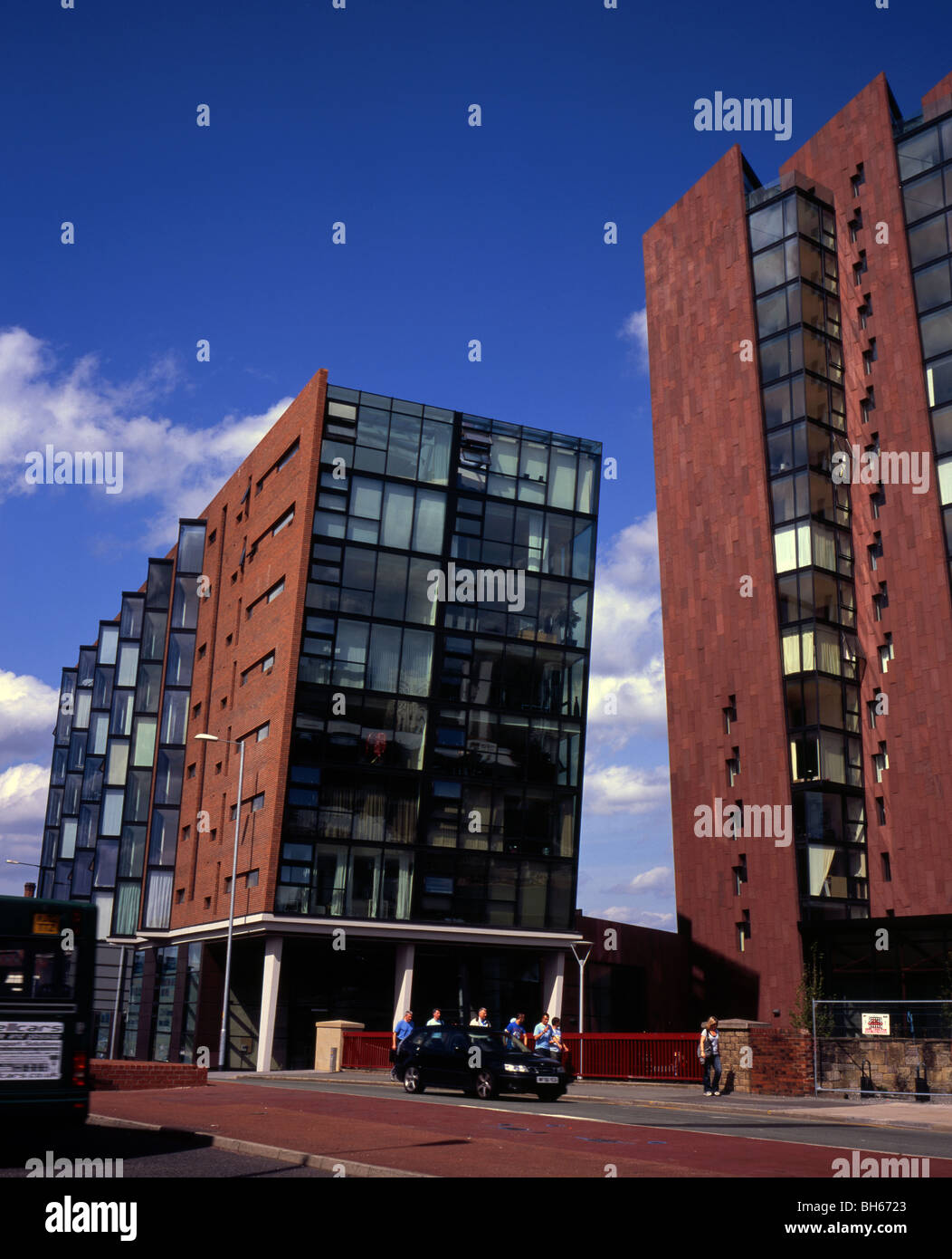 New apartment block Ancoats New Islington Manchester England Stock ...