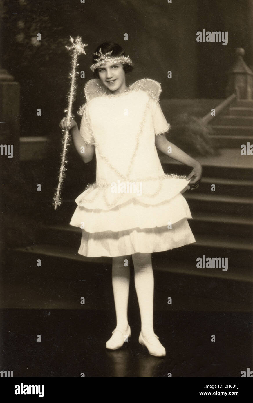 Little Girl Dressed in Fairy Princess Costume Stock Photo - Alamy