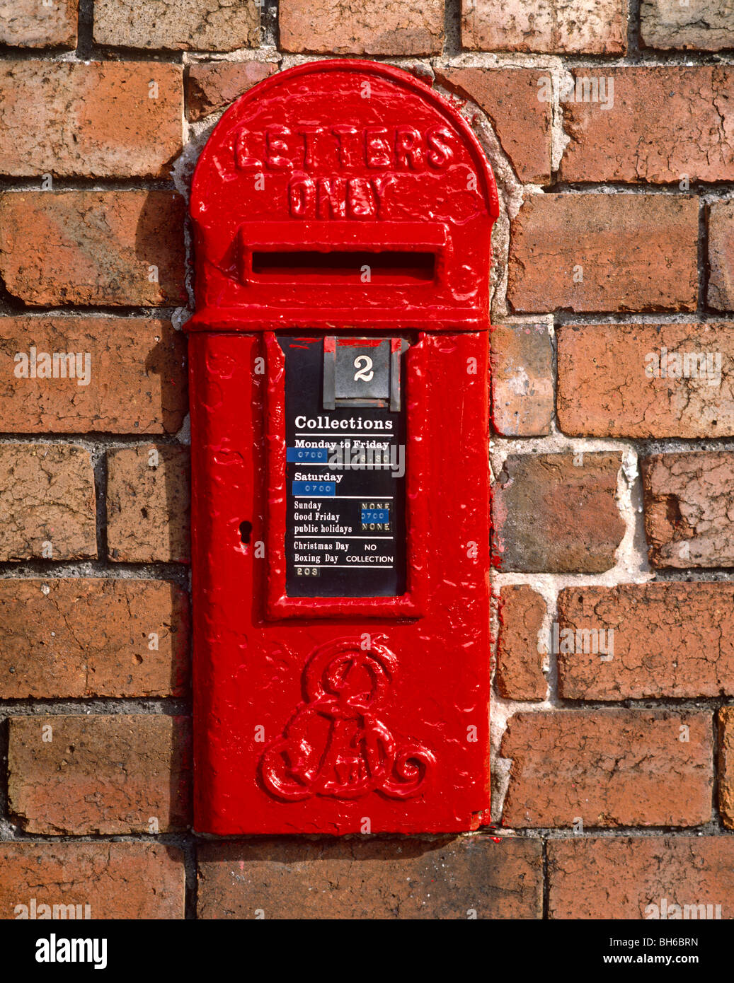 Edward 7th Letter Box, UK Stock Photo