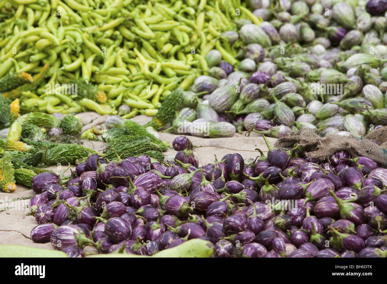 Indian Market Vegetables Stock Photo - Alamy