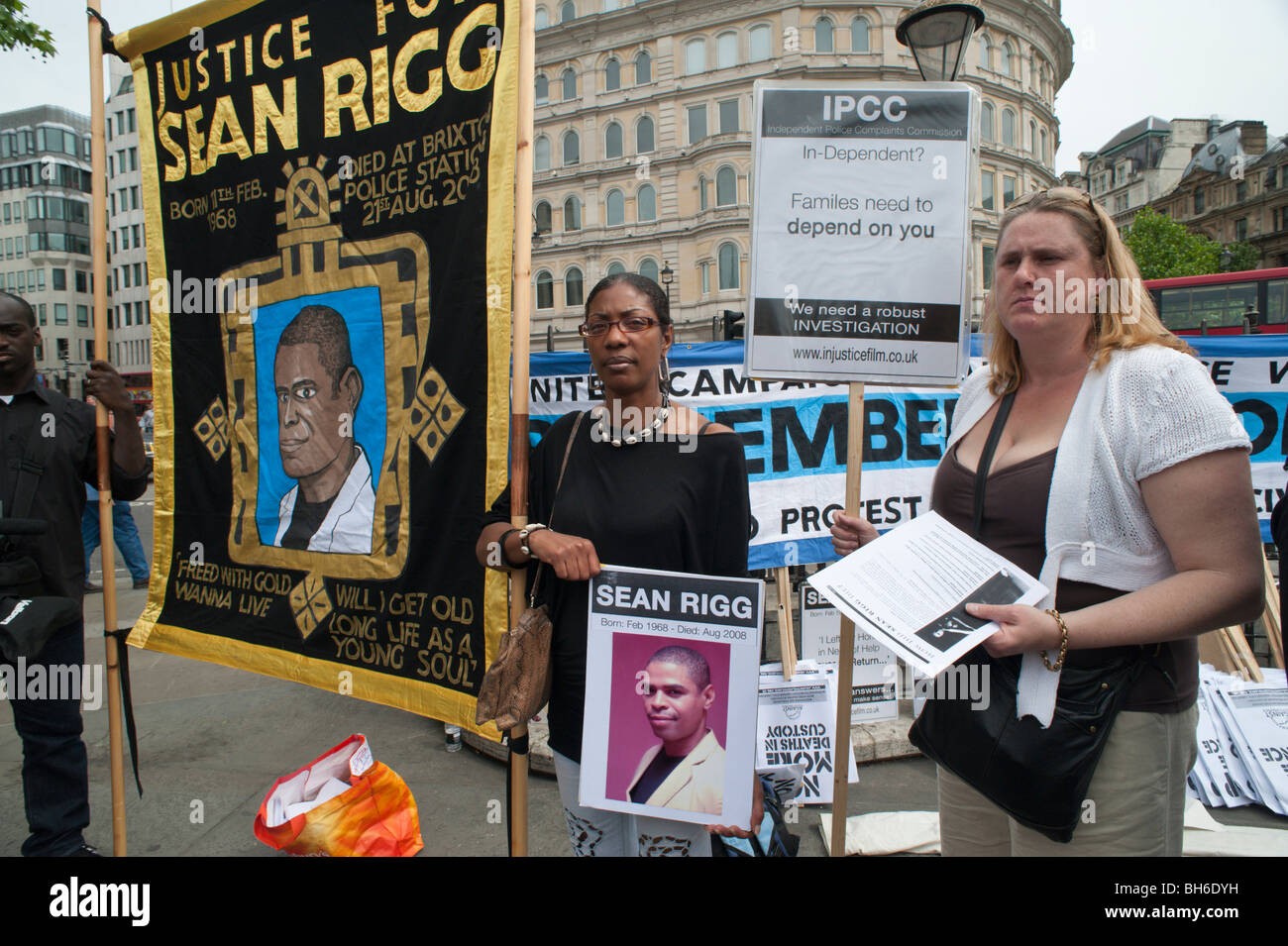 Sean Rigg National Demonstration against Police Violence in London. Sean Rigg's ...