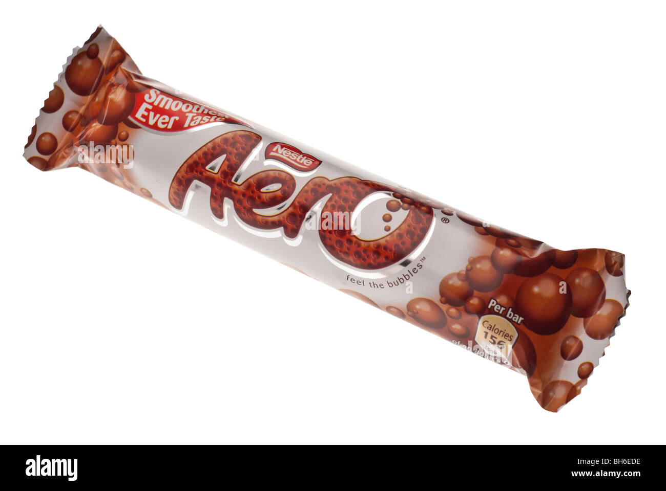 Nestle Aero Chocolate Bar Stock Photo