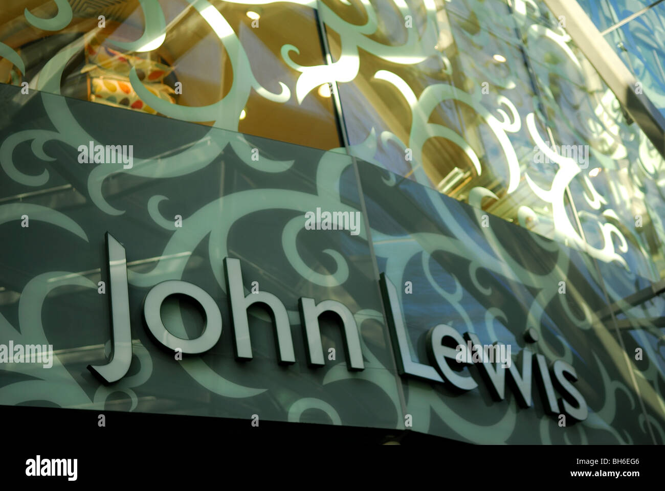 John Lewis Department Store Highcross Leicester Stock Photo Alamy