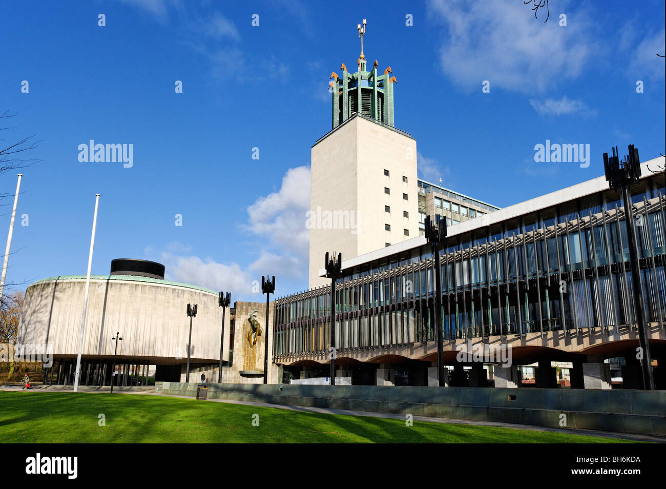Civic Centre Newcastle upon Tyne Stock Photo