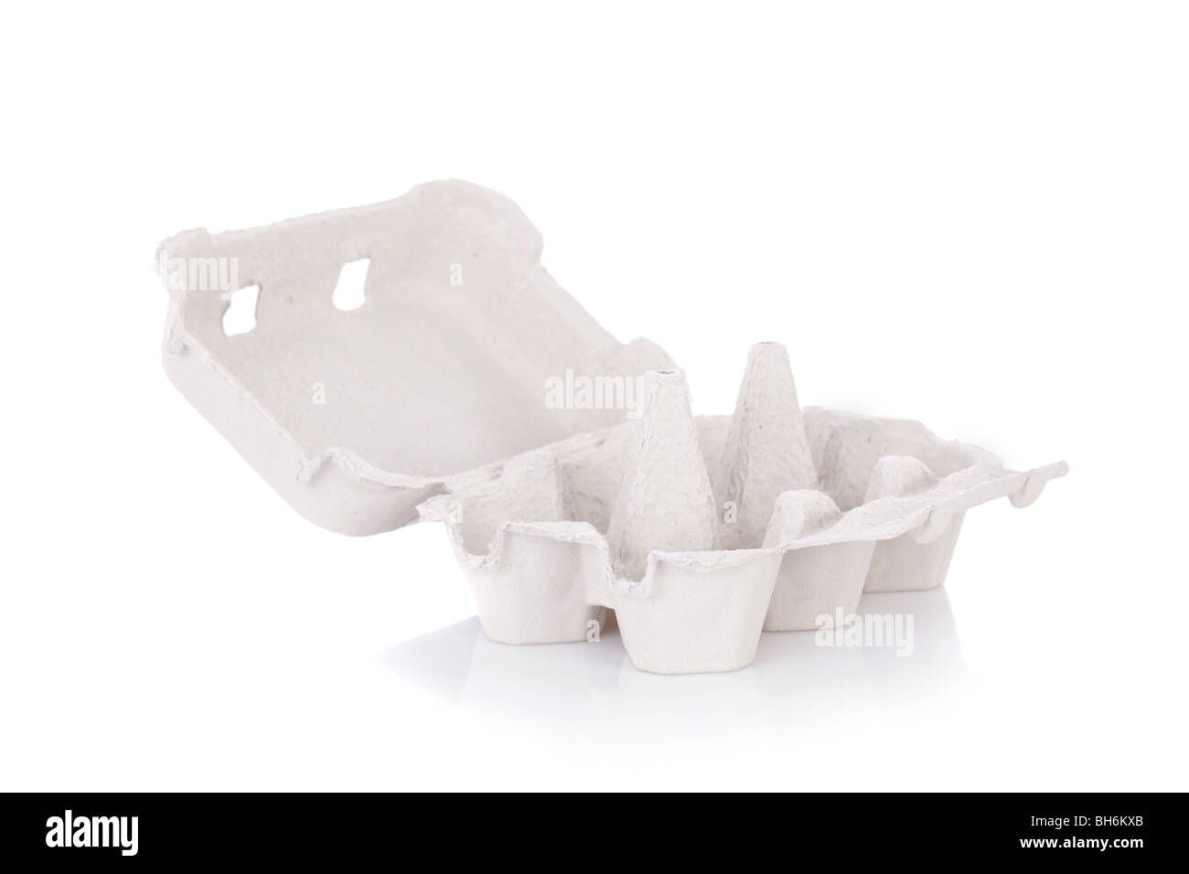 Empty egg box isolated hires stock photography and images Alamy