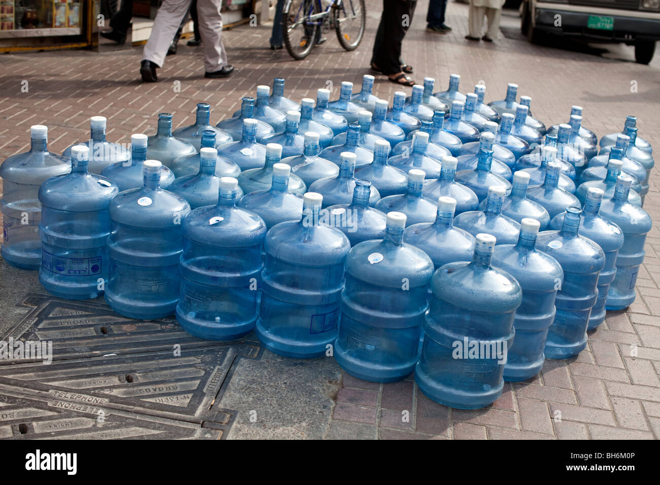 Empty water bottles Stock Photo Alamy