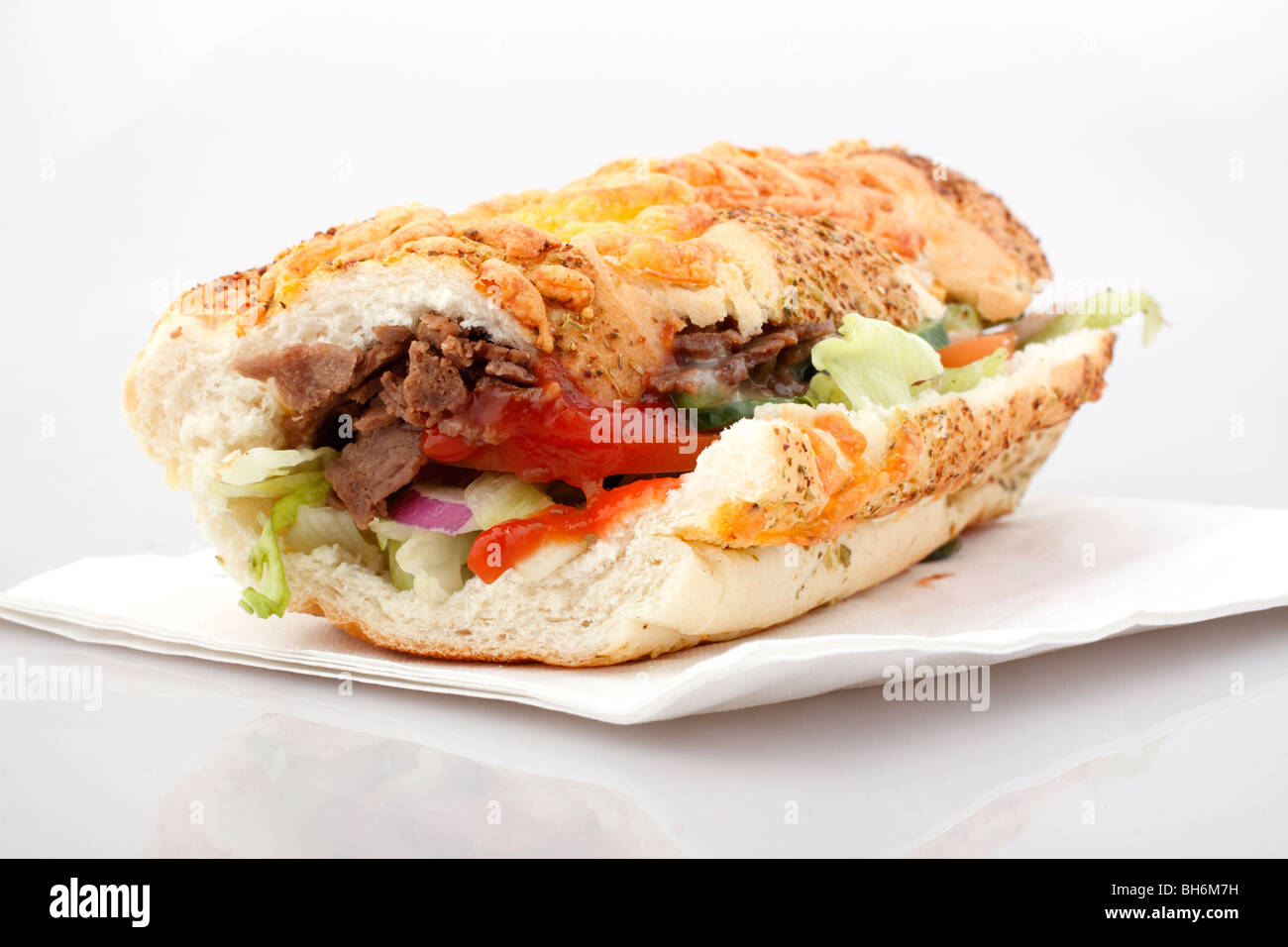 Mitraillette type of Belgian sandwich and Fricalette, Belgian delicacies  Stock Photo - Alamy