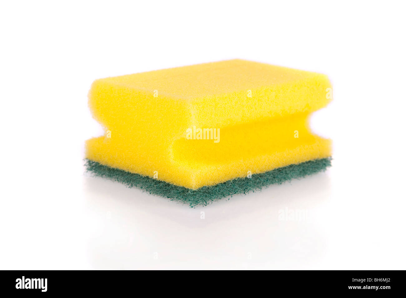 Scouring pad isolated on a white background Stock Photo