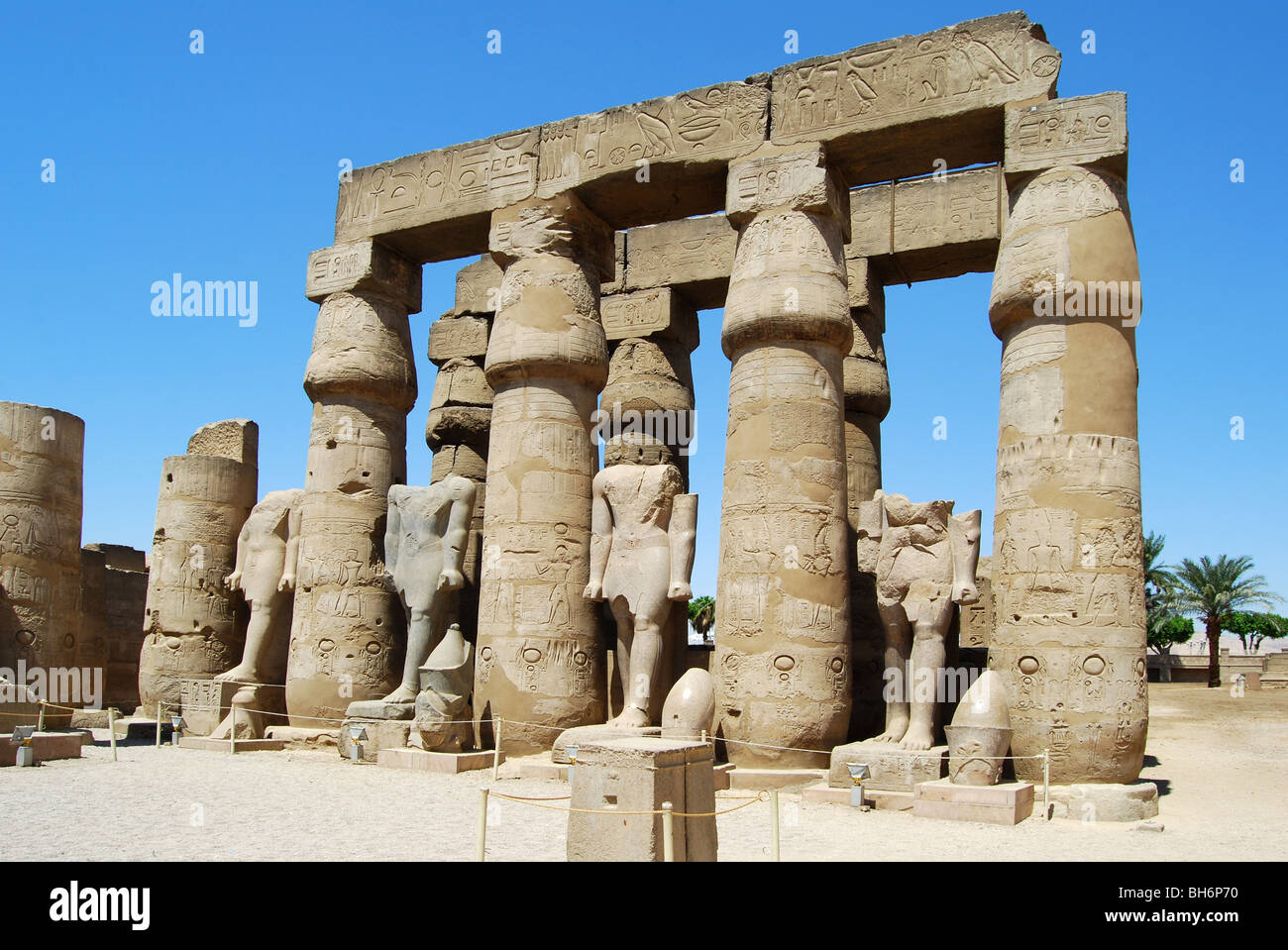 Collonade at Luxor number 2863 Stock Photo