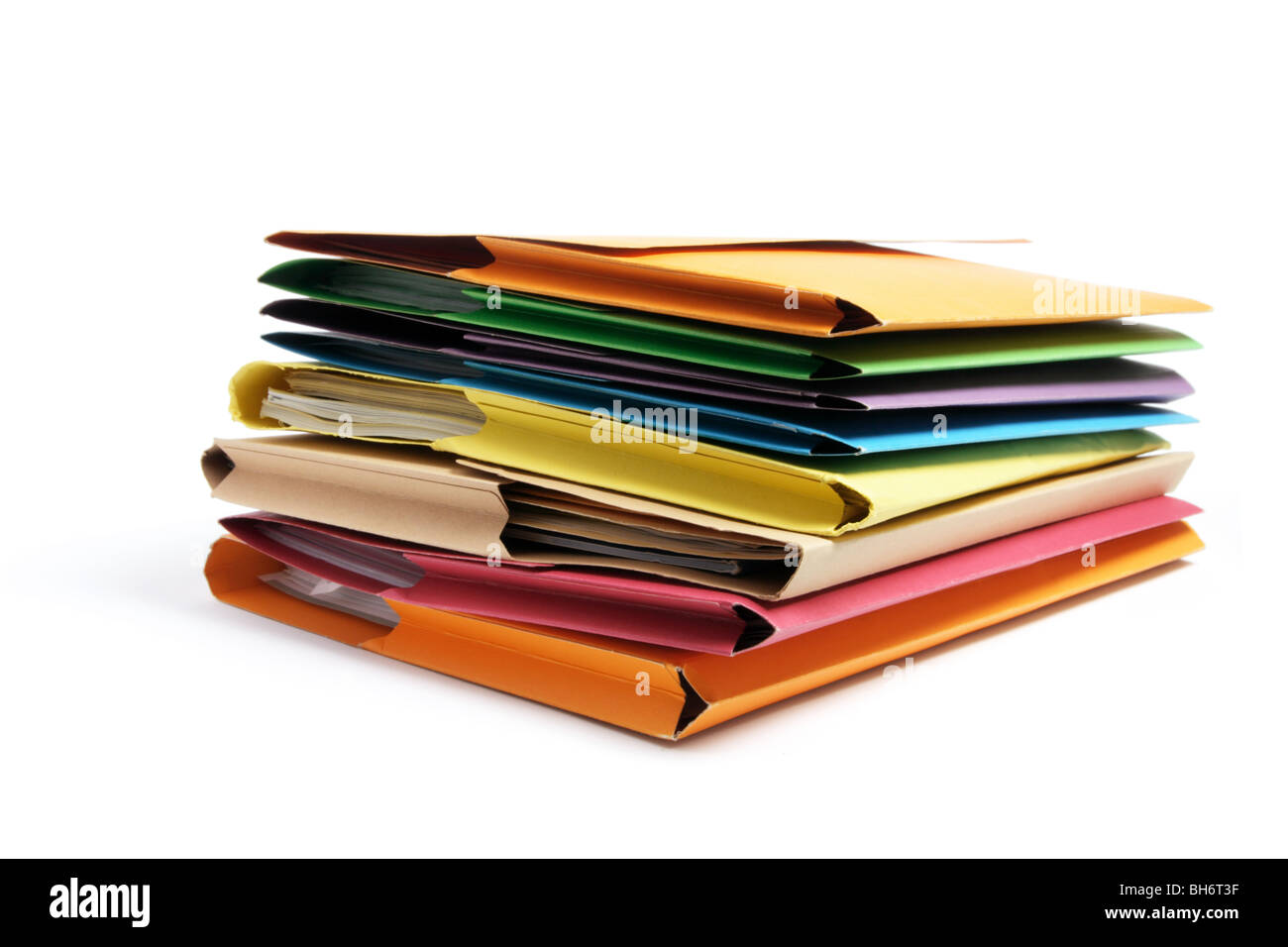 Stack Manila Folders High Resolution Stock Photography and Images - Alamy