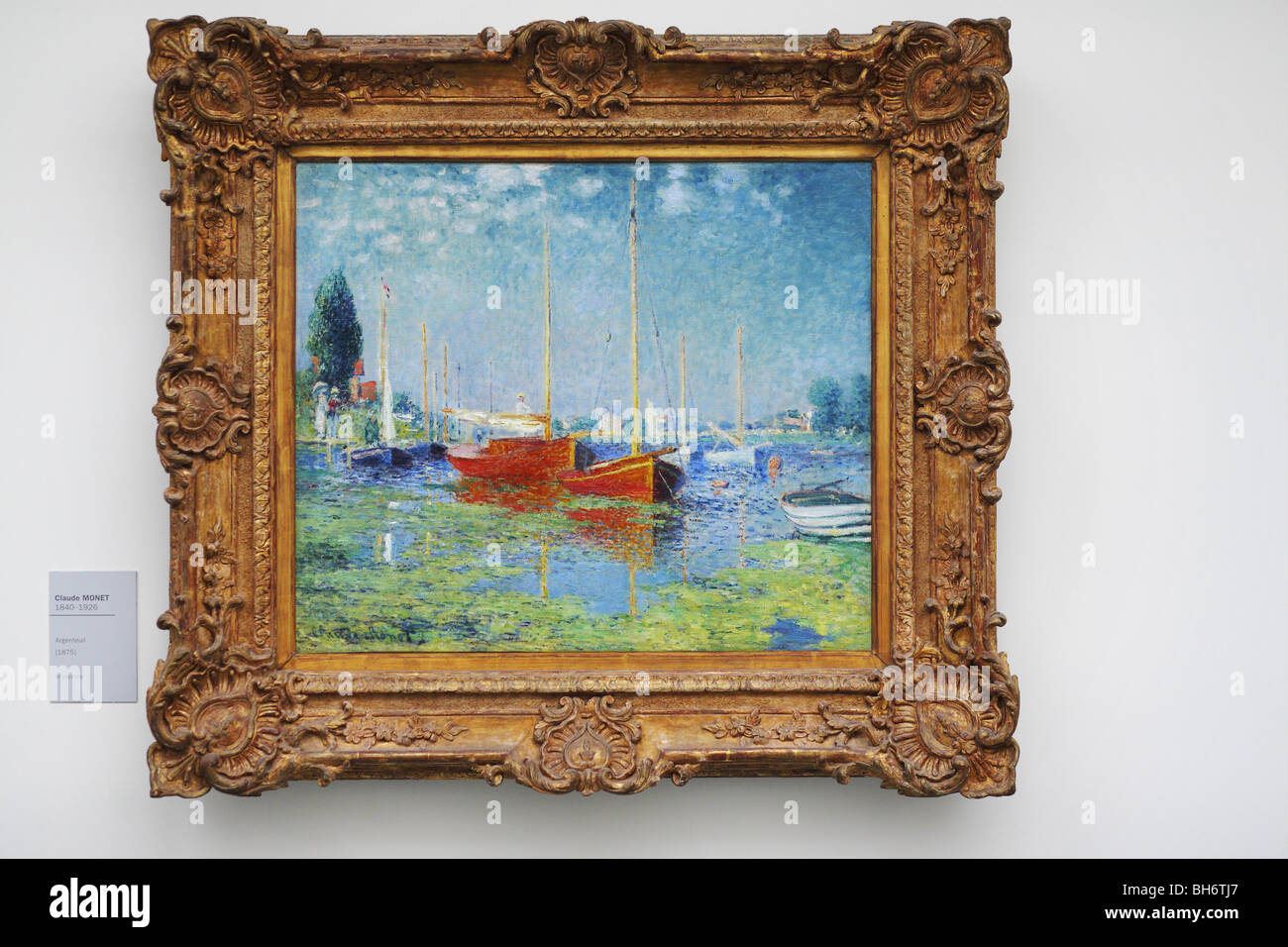 Argenteuil, 1875, by Claude Monet, Orangerie Museum, Paris Stock Photo