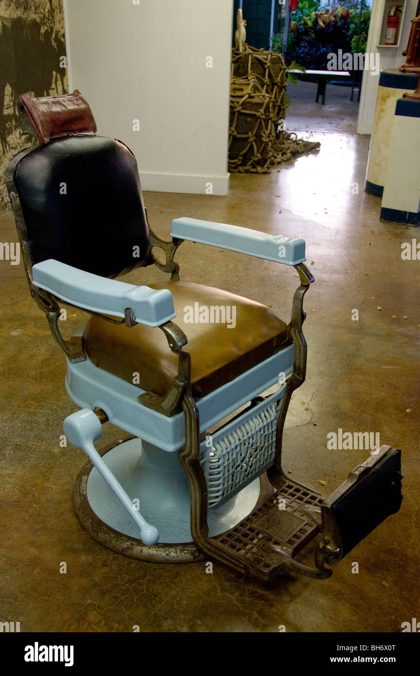 Old Antique Barber Chair Stock Photos & Old Antique Barber Chair Old barber chair - Old Antique Barber Chair Stock Photos & Old Antique Barber Chair