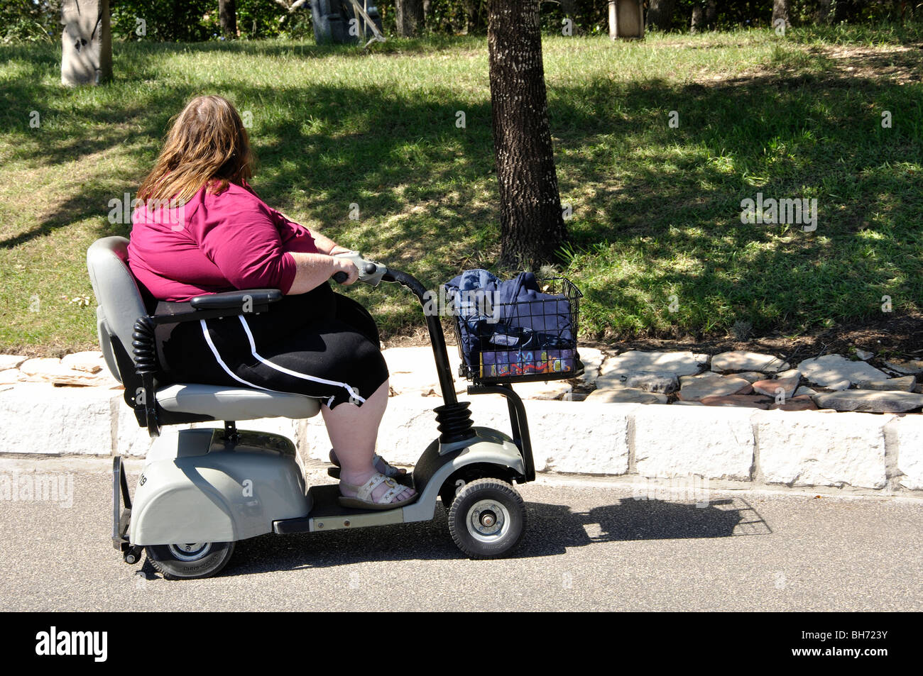 Handicap Electric Scooter aka vehicle Stock Photo Alamy