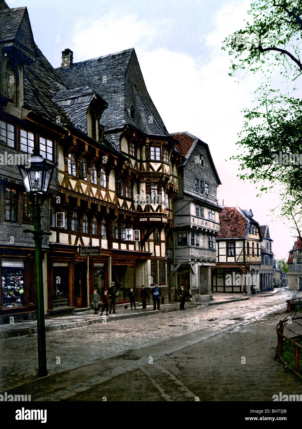 Marktstraße Goslar Stock Photo