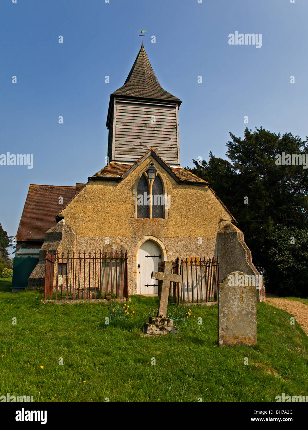 Holy Cross Church, Durley, Hampshire, England Stock Photo