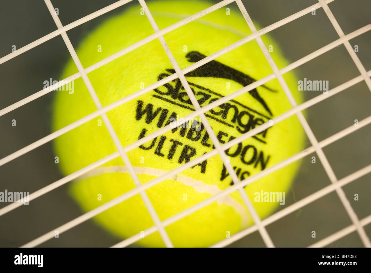 Slazenger Wimbledon Tennis Balls. Picture by James Boardman Stock Photo