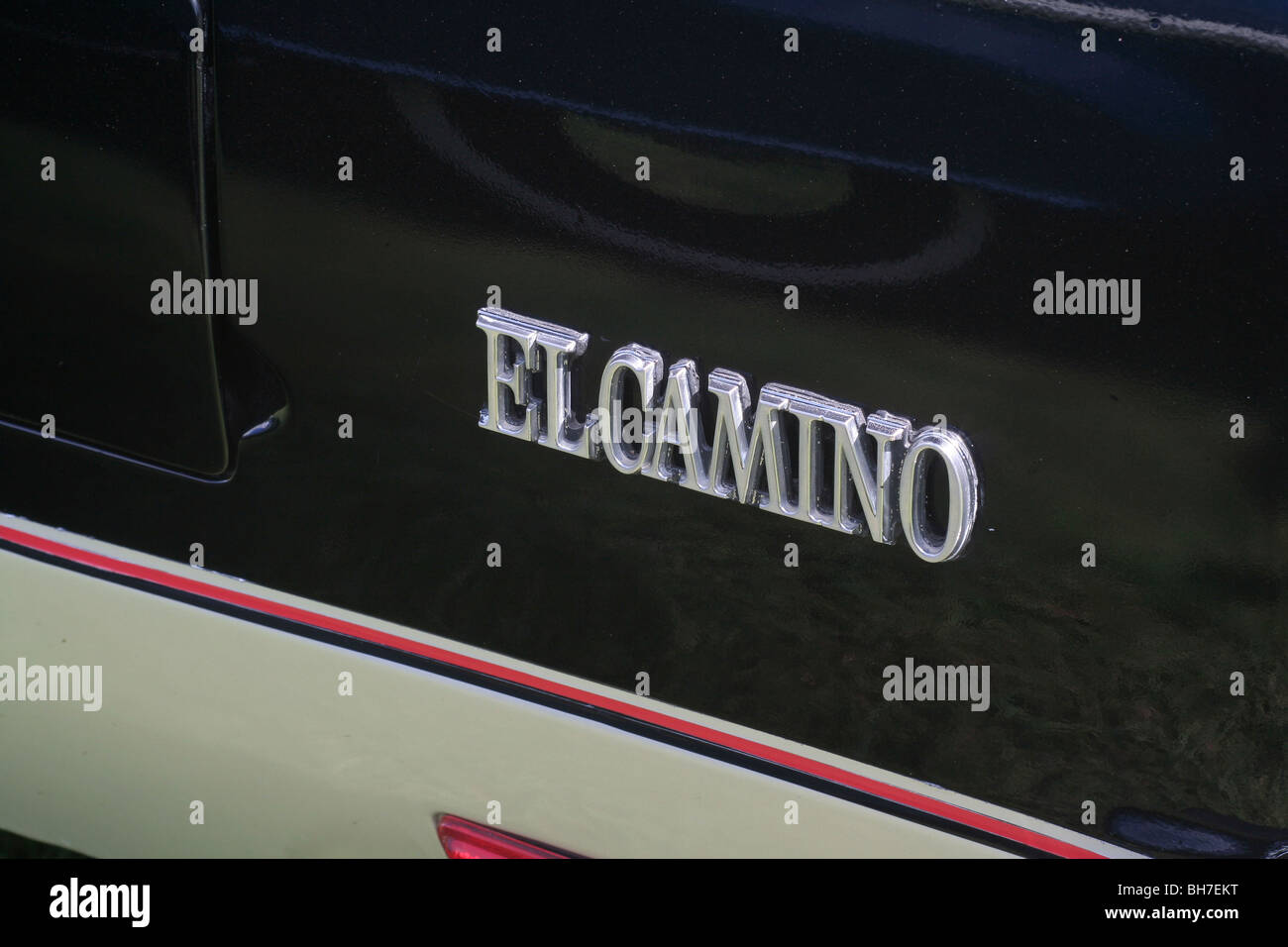 Classic car nameplate, El Camino Stock Photo Alamy