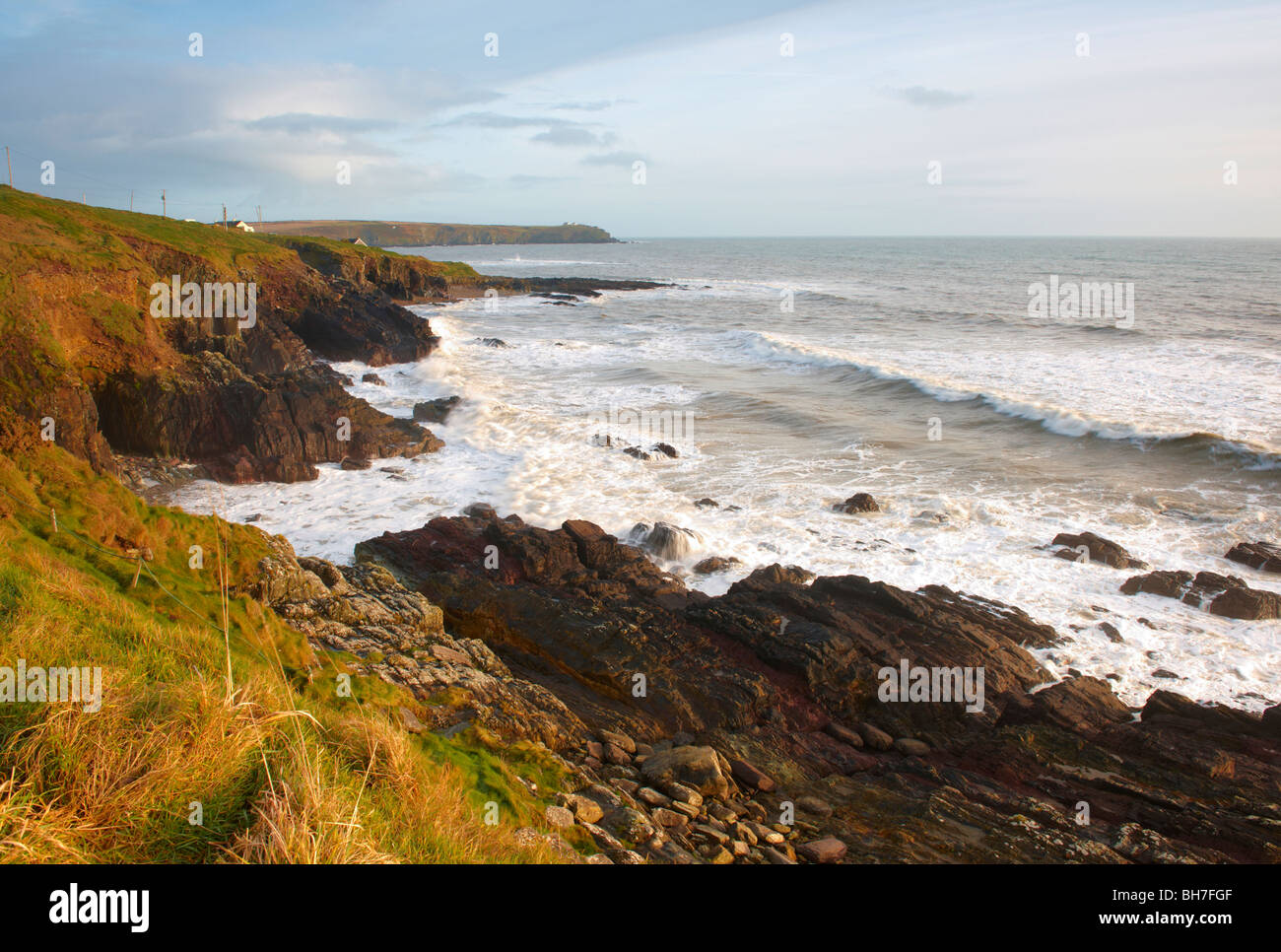 Irish coastline at Ballycotton Bay, Co.Cork, Ireland Stock Photo