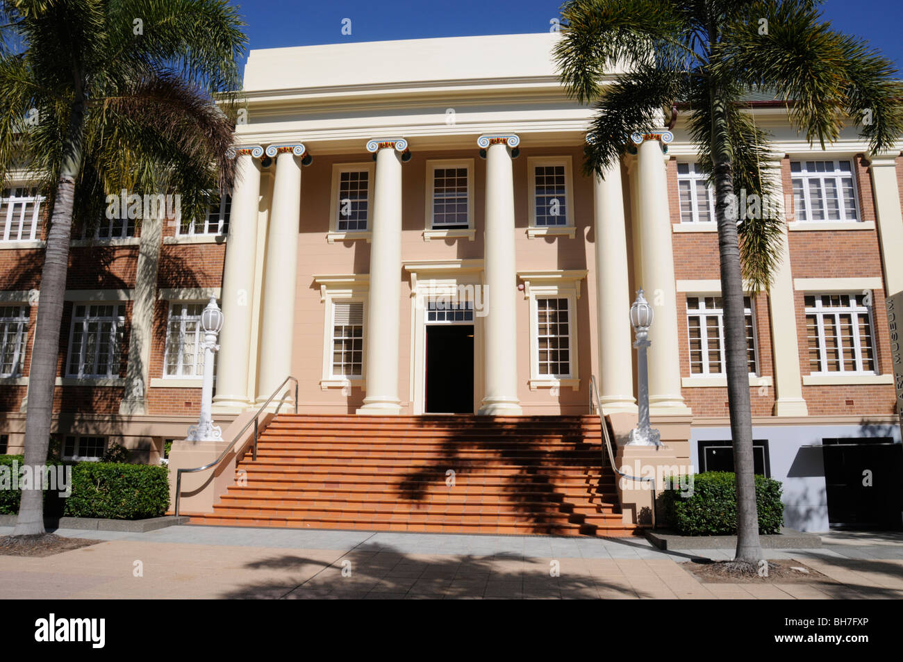 The Queensland University of Technology known as QUT is the QUT Art Museum in Brisbane, Queensland, Australia. Stock Photo