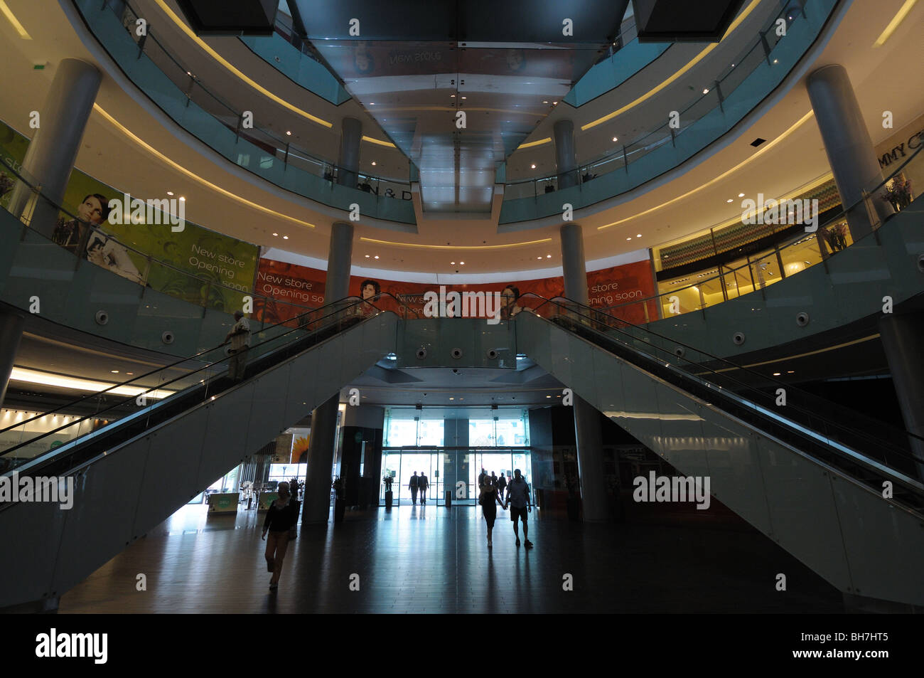 Inside of the Dubai Mall, worlds largest shopping mall. Dubai, United Arab Emirates Stock Photo