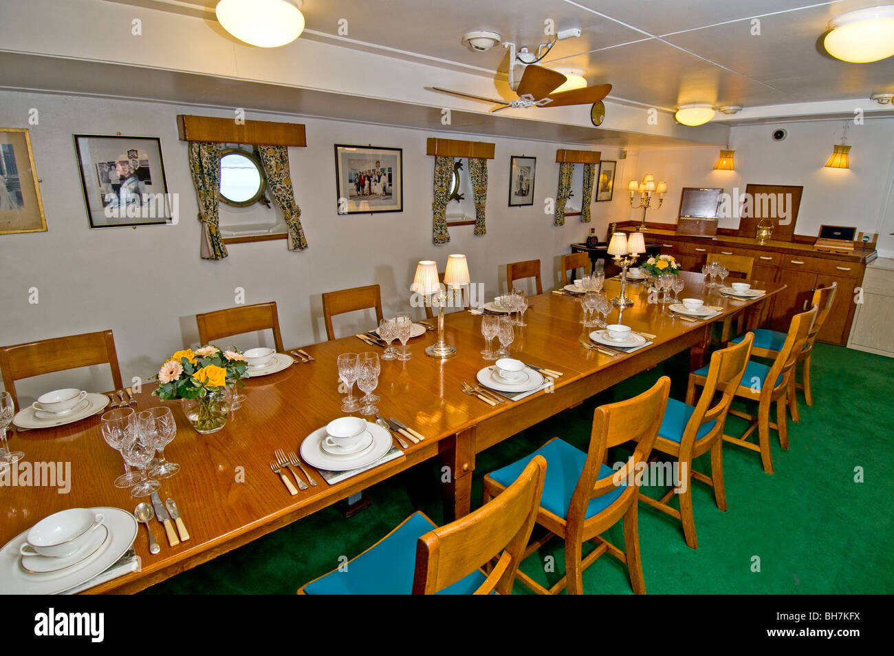 royal yacht britannia dining room