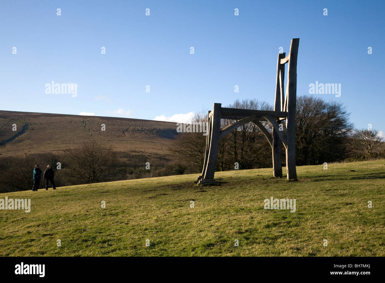 The Giant's chair of Natsworthy , Dartmoor Stock Photo Alamy