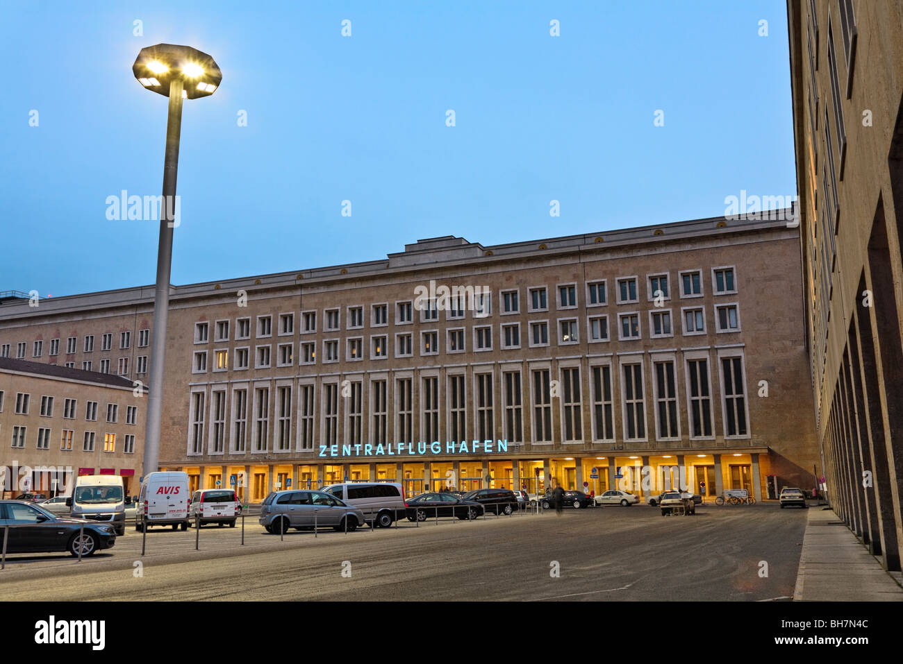 Central building of the Berlin-Tempelhof Airport, Berlin, Germany, Europe Stock Photo