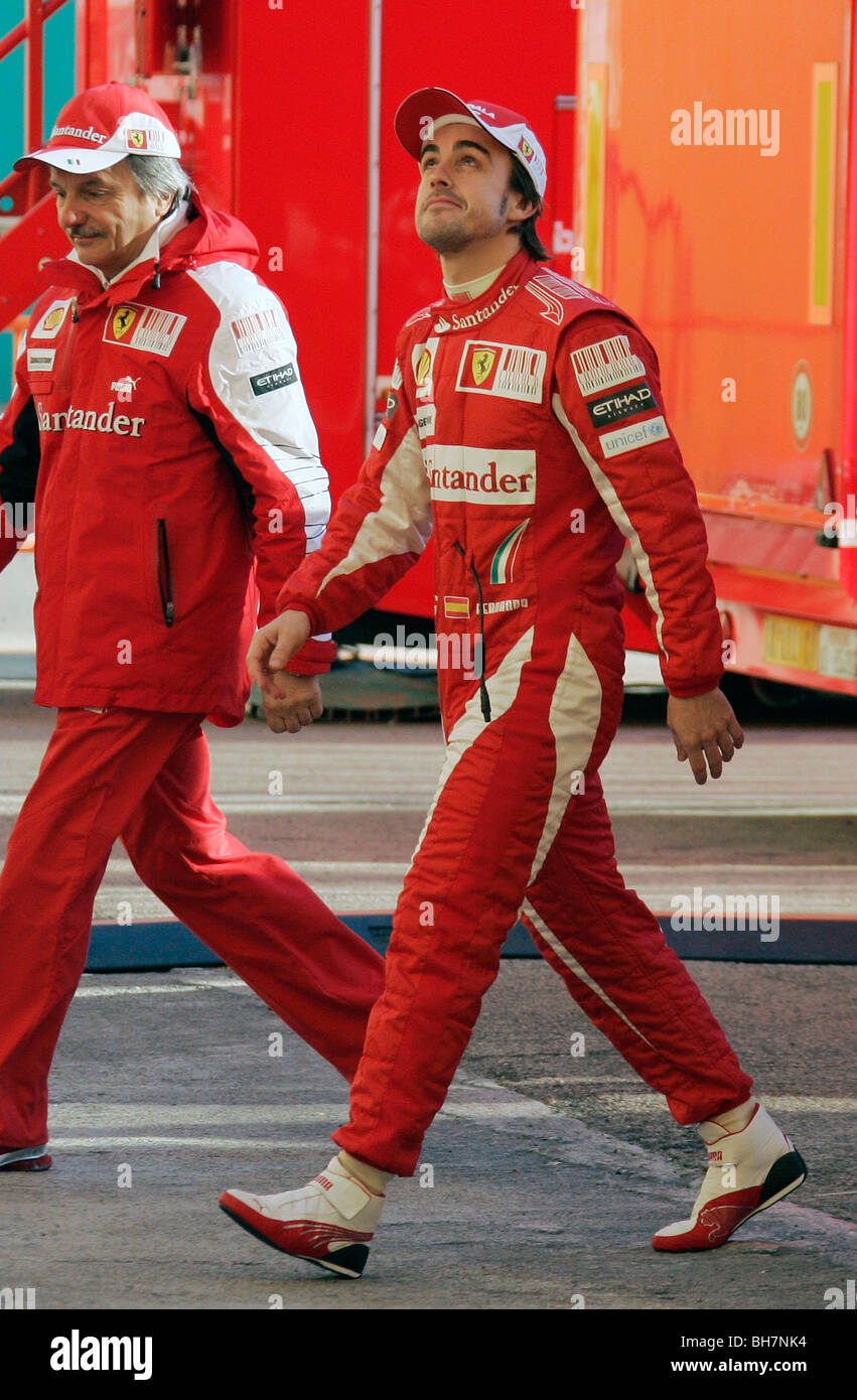 Fernando Alonso - Ferrari racing team F1 Stock Photo - Alamy