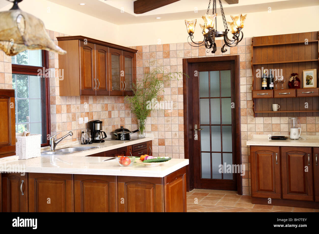Interior of a kitchen Stock Photo - Alamy