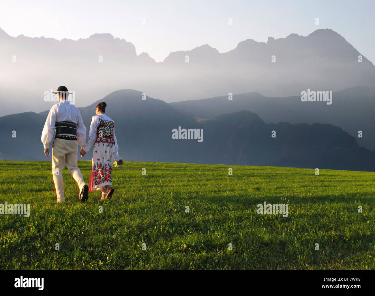 Tatras Mountains, highlanders, Zakopane, Poland Stock Photo