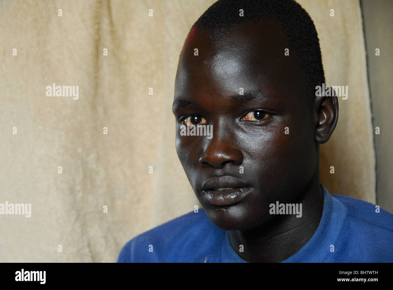 A teenage Bodi lad from southern Ethiopia Stock Photo