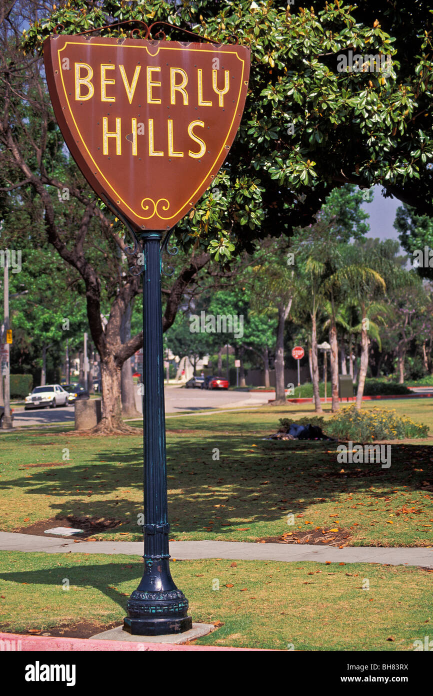 Beverly Hills Sign Beverly Hills California Stock Photo Alamy