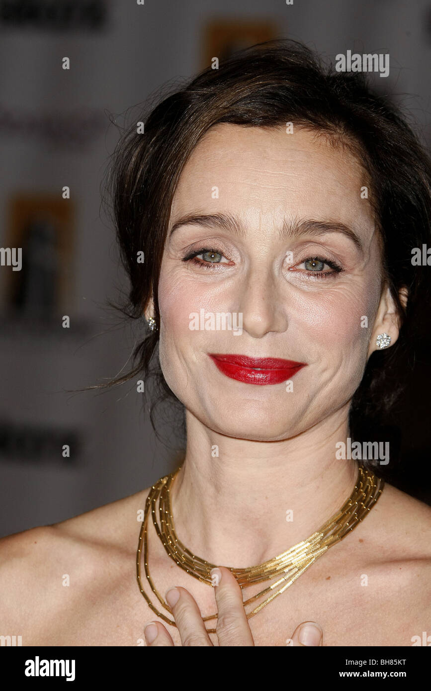 KRISTIN SCOTT THOMAS ACTRESS BEVERLY HILLS CA USA 27/10/2008 Stock