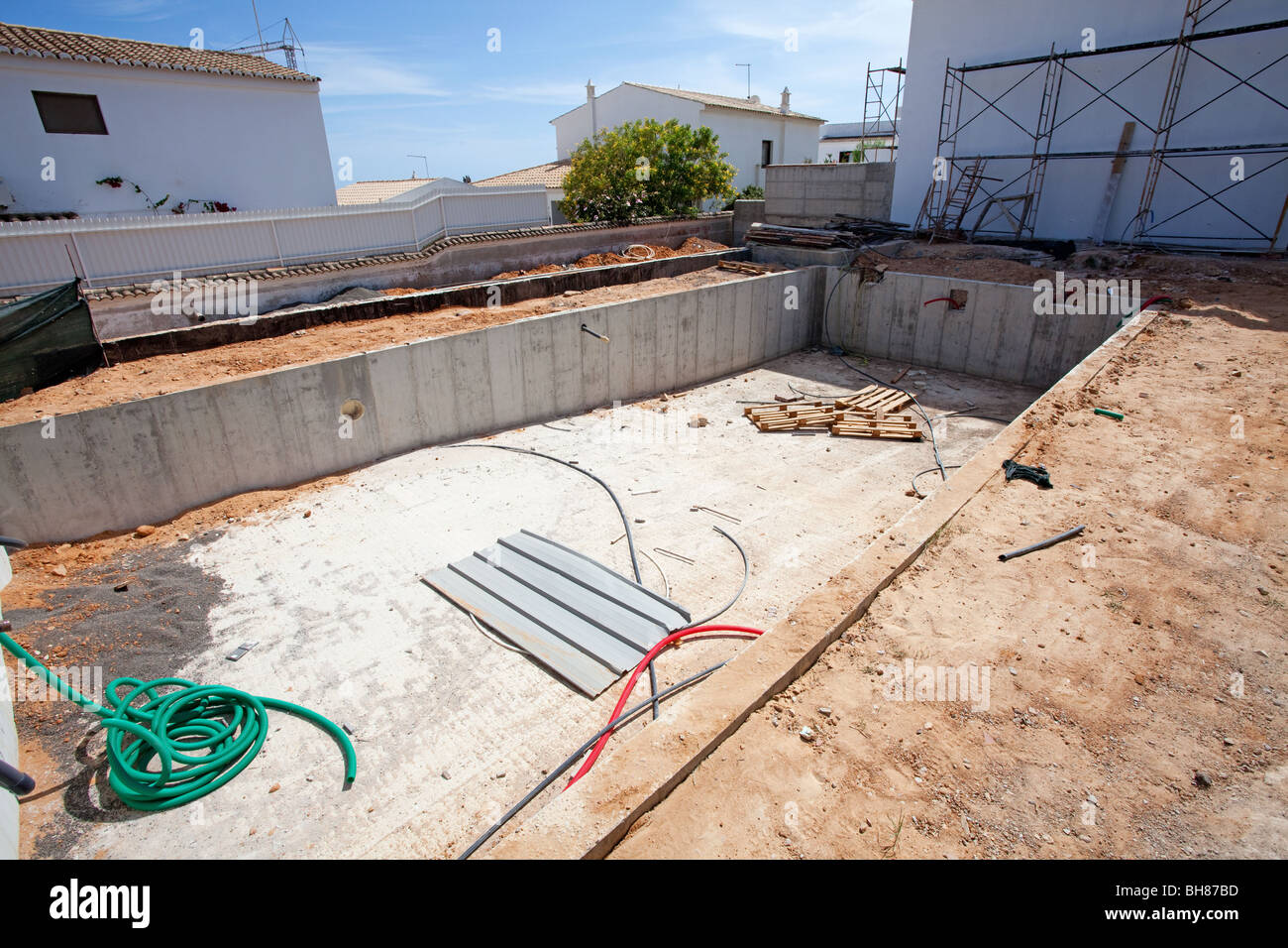 Construction work Algarve, Portugal Stock Photo Alamy