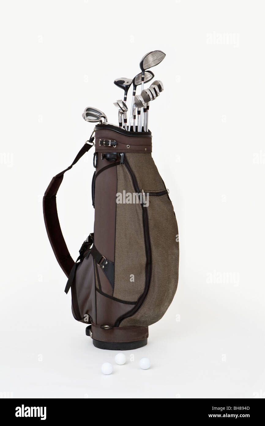 A set of golf clubs Stock Photo Alamy